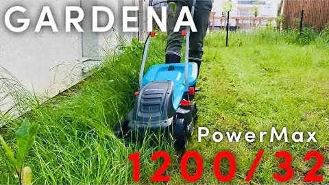 Gardena PowerMax 1200/32 Unboxing Electic Lawnmower | Tondeuse electrique | Elektro-Rasenmäher